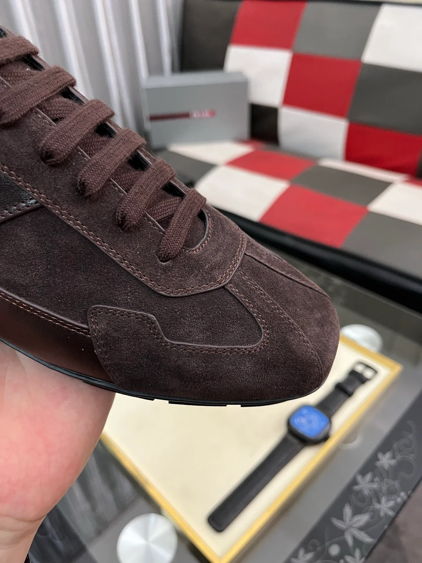Men's men's shoes 💰458⌚️⌚️prada: New casual shoes for spring and summer, sports sneakers, fabric: imported cowhide, lining: original lining, sole: original sole, size: 38-443️⃣colors available
